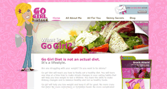 Desktop Screenshot of gogirldiet.com